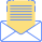 Icon email open small